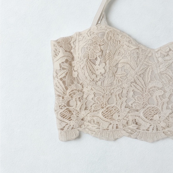 Papaya Tops - Papaya Lace Top in Cream